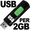 USB Stick, Per 2GB