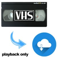 VHS to Digital MP4 Download, Playback Only